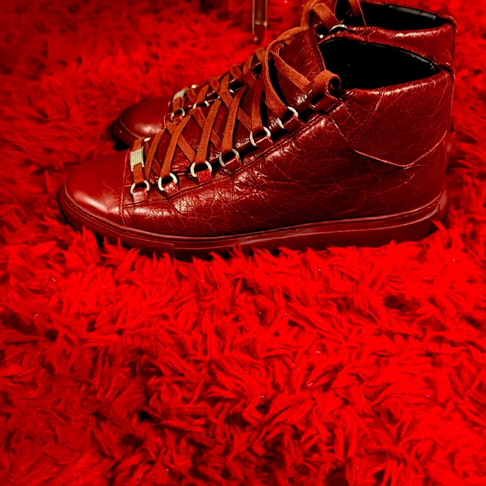 Balenciaga Arena Trainer - Burgandy - Picture 2 of 3